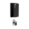 ieg™ Galaxy S24 Plus Kılıf Kozmos Yansıma Özel Seri - Siyah Vanessa Magic Hayalet Cam
