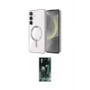 ieg™ Galaxy S24 Plus Kılıf Nova Işık Özel Seri - Şeffaf 360 Full Body Arka Koruyucu