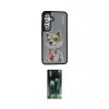 ieg™ Galaxy S24 Plus Kılıf Siluet Modern Özel Seri - Siyah 360 Mat Full Body Arka Koruyucu