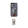 ieg™ Galaxy S24 Plus Kılıf Siluet Modern Özel Seri - Siyah Bilvis 3D Cam Ekran Koruyucu