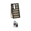 ieg™ Galaxy S24 Plus Kılıf Yadigar Doku Özel Seri - Siyah Vanessa Magic Hayalet Cam