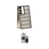 ieg™ Galaxy S24 Plus Kılıf Yadigar Doku Özel Seri - Siyah Vanessa Magic Hayalet Cam