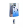 ieg™ Galaxy S24 Ultra Kılıf Ahenk Doku Özel Seri - Siyah Durable Full Glue Curved Cam