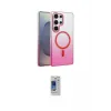 ieg™ Galaxy S24 Ultra Kılıf Ahenk Doku Özel Seri - Siyah Durable Full Glue Curved Cam