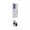 ieg™ Galaxy S24 Ultra Kılıf Ahenk Modern Serisi - Siyah Vanessa Magic Hayalet Cam