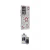 ieg™ Galaxy S24 Ultra Kılıf Ahenk Modern Serisi - Siyah Vanessa Magic Hayalet Cam
