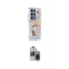 ieg™ Galaxy S24 Ultra Kılıf Ahenk Modern Serisi - Siyah Vanessa Magic Hayalet Cam