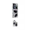 ieg™ Galaxy S24 Ultra Kılıf Ahenk Modern Serisi - Siyah Vanessa Magic Hayalet Cam