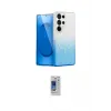 ieg™ Galaxy S24 Ultra Kılıf Eksen Minimal Özel Seri - Siyah Durable Full Glue Curved Cam