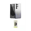 ieg™ Galaxy S24 Ultra Kılıf Eksen Minimal Özel Seri - Siyah Joko Magic 5D Hayalet Cam