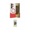 ieg™ Galaxy S24 Ultra Kılıf Kozmos Form Özel Seri - Siyah Joko Magic 5D Hayalet Cam