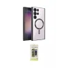 ieg™ Galaxy S24 Ultra Kılıf Nova Işık Özel Seri - Siyah Joko Magic 5D Hayalet Cam