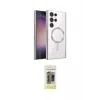 ieg™ Galaxy S24 Ultra Kılıf Nova Işık Özel Seri - Siyah Joko Magic 5D Hayalet Cam