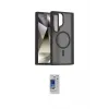 ieg™ Galaxy S24 Ultra Kılıf Siluet Minimal Prime - Siyah Durable Full Glue Curved Cam