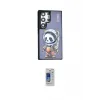 ieg™ Galaxy S24 Ultra Kılıf Siluet Modern Özel Seri - Siyah Durable Full Glue Curved Cam