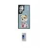 ieg™ Galaxy S24 Ultra Kılıf Siluet Modern Özel Seri - Siyah Durable Full Glue Curved Cam