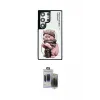 ieg™ Galaxy S24 Ultra Kılıf Siluet Modern Özel Seri - Siyah Vanessa Magic Hayalet Cam