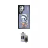 ieg™ Galaxy S24 Ultra Kılıf Siluet Modern Özel Seri - Siyah Vanessa Magic Hayalet Cam