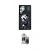 ieg™ Galaxy S24 Ultra Kılıf Siluet Modern Özel Seri - Siyah Vanessa Magic Hayalet Cam