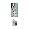 ieg™ Galaxy S24 Ultra Kılıf Siluet Modern Özel Seri - Siyah Vanessa Magic Hayalet Cam