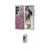 ieg™ Galaxy S24 Ultra Kılıf Zirve Modern Prime - Siyah Durable Full Glue Curved Cam