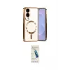 ieg™ Galaxy S25 Edge Kılıf Nova Işık Özel Seri - Şeffaf Pasifik Cam Ekran Koruyucu
