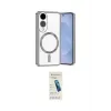 ieg™ Galaxy S25 Edge Kılıf Nova Işık Özel Seri - Şeffaf Pasifik Cam Ekran Koruyucu