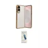 ieg™ Galaxy S25 Edge Kılıf Vadi Minimal - Şeffaf Pasifik Cam Ekran Koruyucu