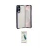 ieg™ Galaxy S25 Edge Kılıf Vadi Minimal - Şeffaf Pasifik Cam Ekran Koruyucu
