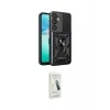 ieg™ Galaxy S25 FE Kılıf Ahenk Klasik - Şeffaf Pasifik Cam Ekran Koruyucu