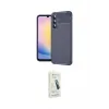 ieg™ Galaxy S25 FE Kılıf Eksen Form Prime - Şeffaf Pasifik Cam Ekran Koruyucu