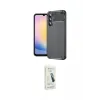 ieg™ Galaxy S25 FE Kılıf Eksen Form Prime - Şeffaf Pasifik Cam Ekran Koruyucu