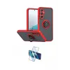 ieg™ Galaxy S25 FE Kılıf Yörünge Çizgi - Siyah 3D Antistatik Cam Ekran Koruyucu