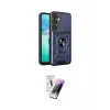 ieg™ Galaxy S25 Plus Kılıf Ahenk Klasik - Şeffaf Pasifik Cam Ekran Koruyucu