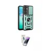ieg™ Galaxy S25 Plus Kılıf Ahenk Klasik - Şeffaf Pasifik Cam Ekran Koruyucu