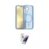 ieg™ Galaxy S25 Plus Kılıf Siluet Minimal Prime - Şeffaf Pasifik Cam Ekran Koruyucu