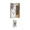 ieg™ Galaxy S25 Ultra Kılıf Akış Form - Siyah Bilvis 3D Cam Ekran Koruyucu
