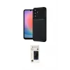 ieg™ Galaxy S26 Plus Kılıf Eksen Form Prime - Siyah 3D Antistatik Hayalet Cam Ekran Koruyucu
