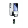 ieg™ Galaxy Z Fold 5 Kılıf Kozmos Klasik - Şeffaf 360 Fold Full Body