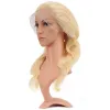 Gerçek Front Lace Dalgalı Platin Tül Peruk - 60-65cm
