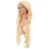 Gerçek Front Lace Dalgalı Platin Tül Peruk - 85-90cm