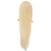 Gerçek Front Lace Düz Platin Tül Peruk - 80-85cm
