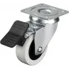 ieg™ Hts 334 - 50x20 mm Çift Bilyalı Tablalı Frenli Teker 4 Adet