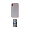 ieg™ iPhone 11 Kılıf Ahenk Çizgi Serisi - Siyah 34D Hayalet Izgaralı Cam