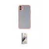 ieg™ iPhone 11 Kılıf Ahenk Çizgi Serisi - Siyah Bilvis 3D Mat Cam Ekran Koruyucu