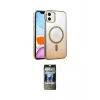 ieg™ iPhone 11 Kılıf Ahenk Doku Özel Seri - Siyah 34D Hayalet Izgaralı Cam