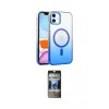 ieg™ iPhone 11 Kılıf Ahenk Doku Özel Seri - Siyah 34D Hayalet Izgaralı Cam