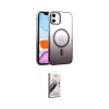 ieg™ iPhone 11 Kılıf Ahenk Doku Özel Seri - Siyah Bilvis 3D Mat Cam Ekran Koruyucu
