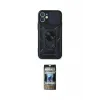 ieg™ iPhone 11 Kılıf Ahenk Klasik - Siyah 34D Hayalet Izgaralı Cam