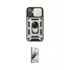 ieg™ iPhone 11 Kılıf Ahenk Klasik - Siyah Bilvis 3D Mat Cam Ekran Koruyucu